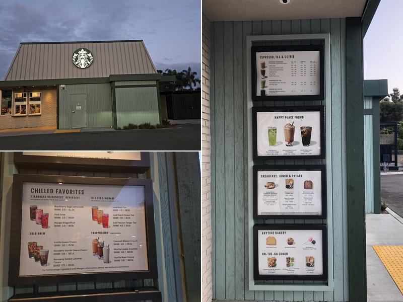 Starbucks Menu