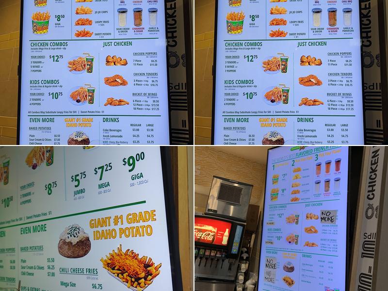 Potato Corner Menu