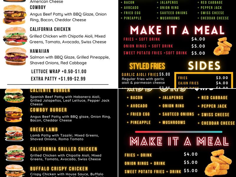 BurgerIM Menu