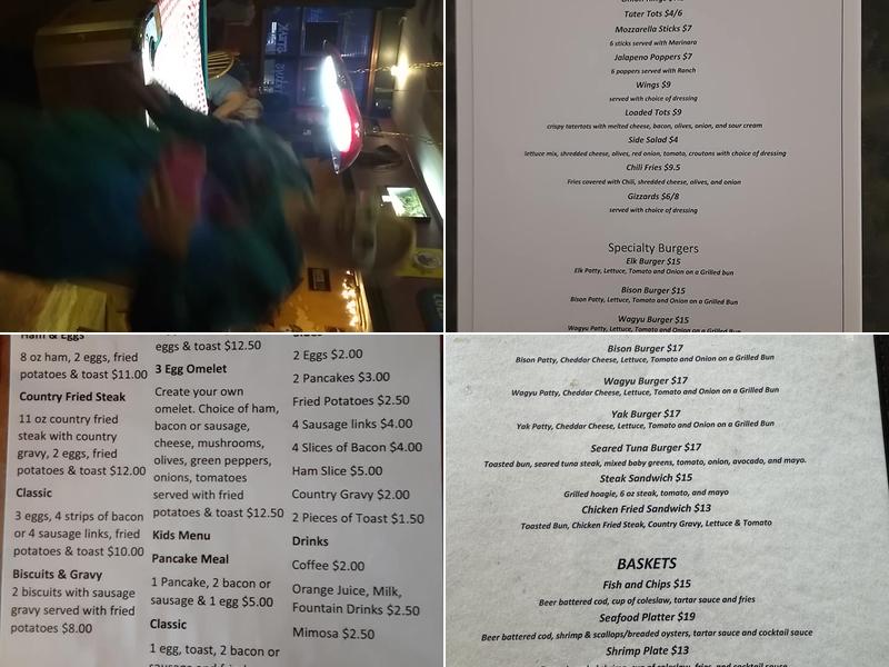 LJ Brewskis Menu