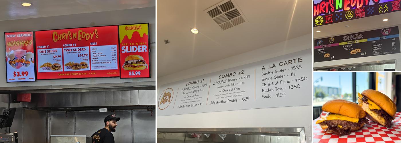 Chris N Eddy’s Menu