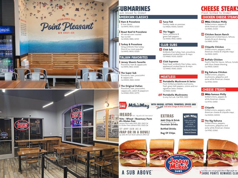 Jersey Mike's Subs Menu