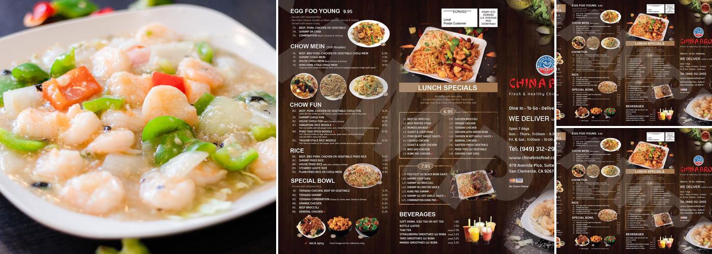 China Bros Menu