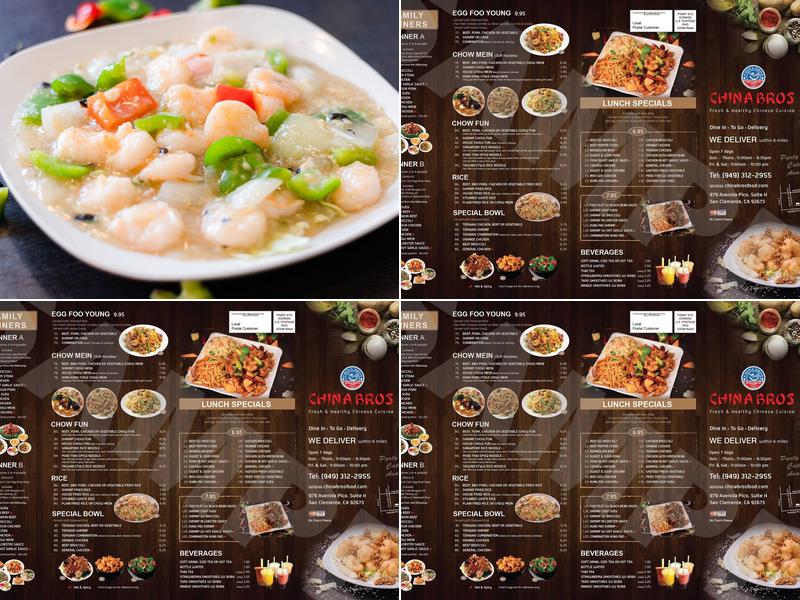 China Bros Menu