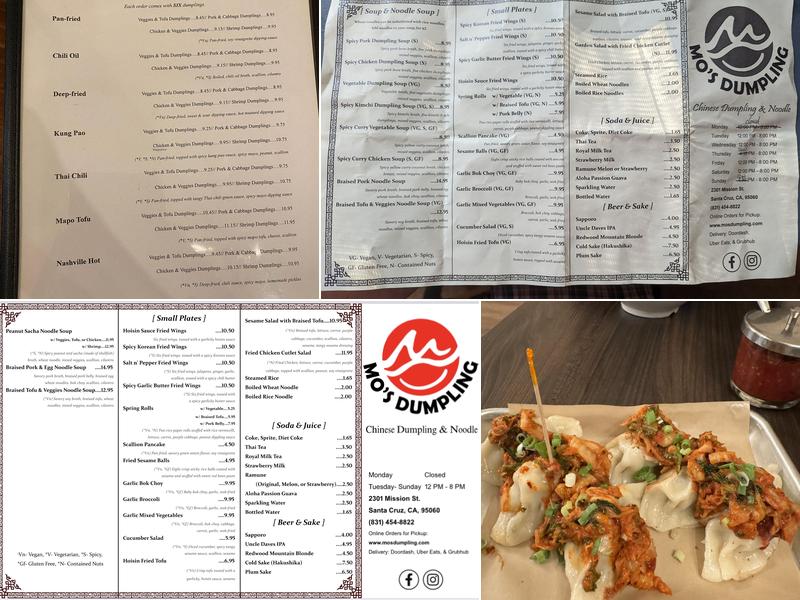 Chloe’s Kitchen Menu