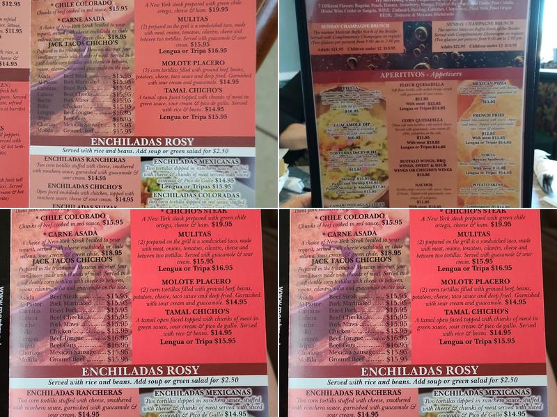 CHICHO'S Menu