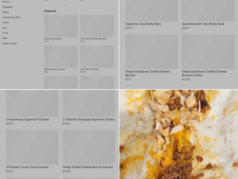 Taco Bell Menu