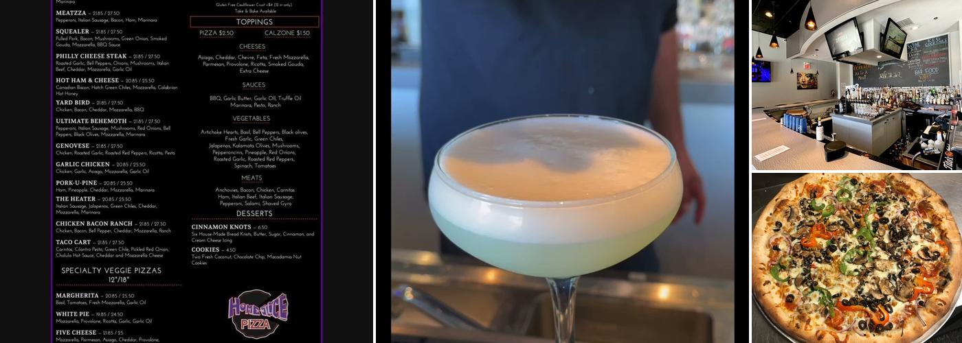 HomeSlice Pizza Menu