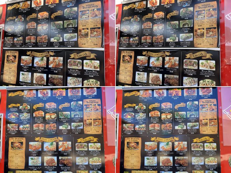 Lahaina Menu