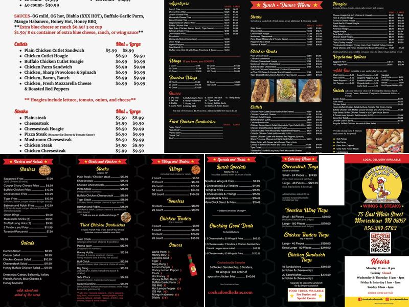 Cockadoodle Dans Menu