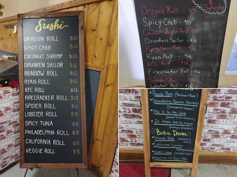 Dream Catch Menu