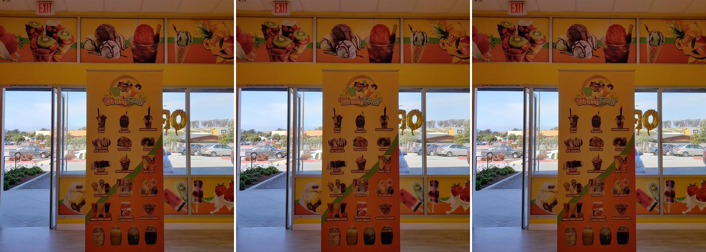 Crazy Fruit Menu