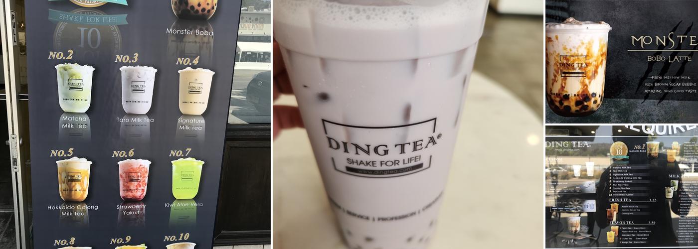 Ding Tea Eagle Rock Menu