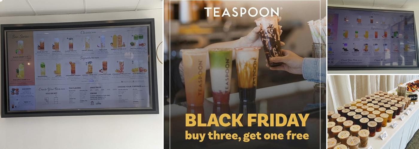 Teaspoon Tea house Menu