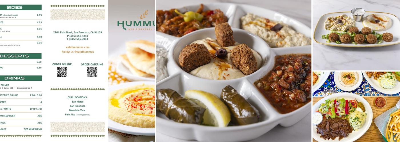 Hummus Mediterranean Kitchen Menu