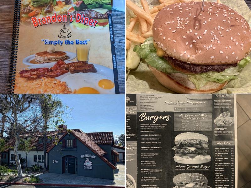 Brandon's Diner Menu