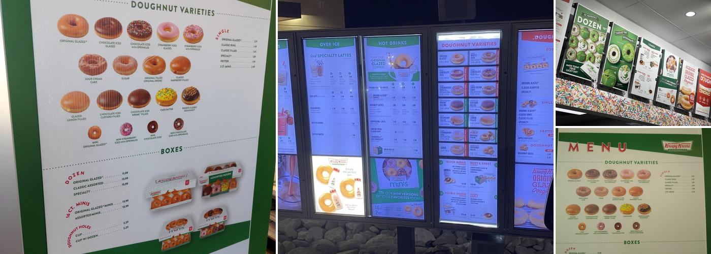 Krispy Kreme Menu