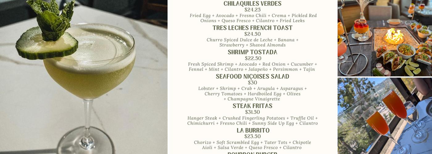 FIVE on the Hill Menu