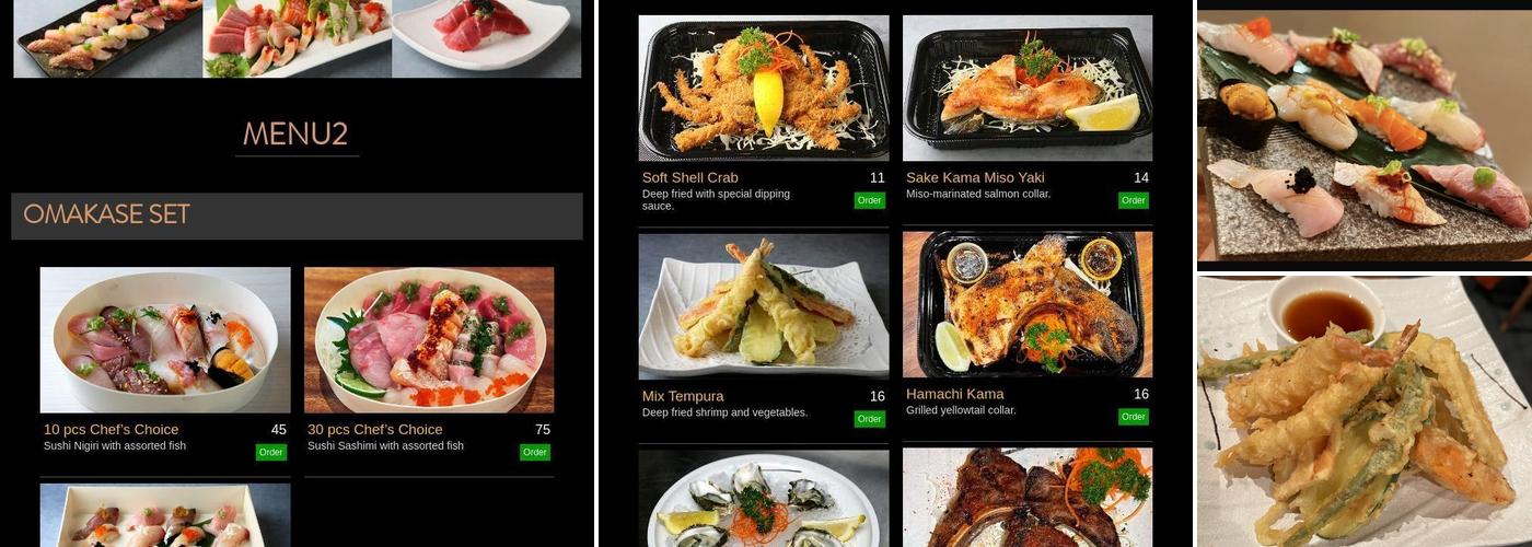 Ultra Sushi Menu