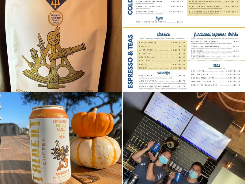 Trident Coffee Coronado Menu