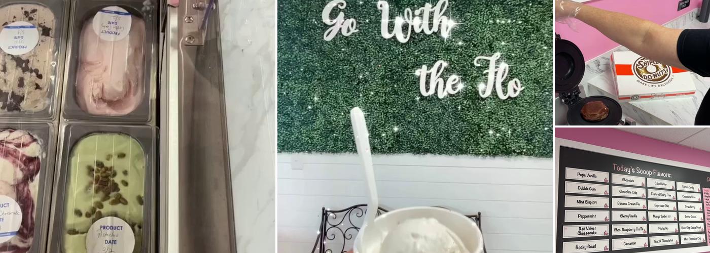 Flo's Premium Ice Cream Menu