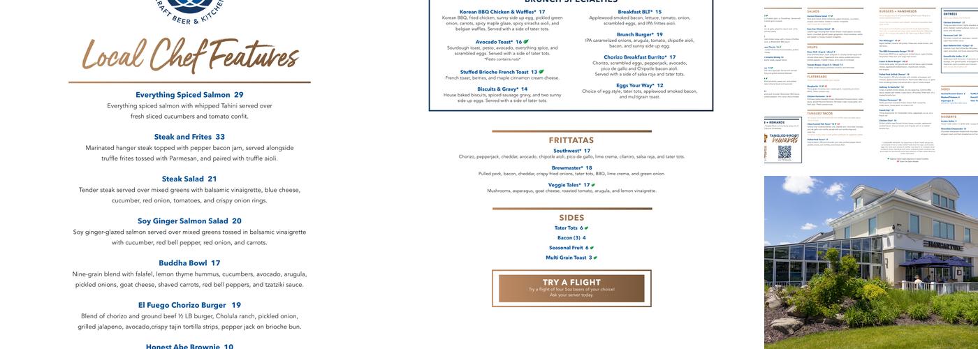 Hangar Two by Tangled Roots Brewing Company Menu