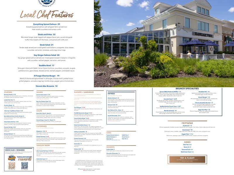 Hangar Two by Tangled Roots Brewing Company Menu