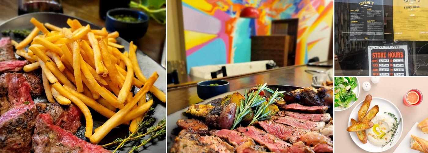 Tiffany's On Broadway Menu