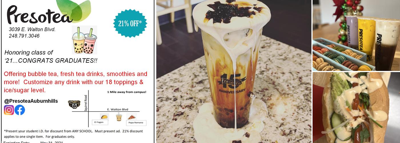 PRESOTEA AUBURN HILLS Menu