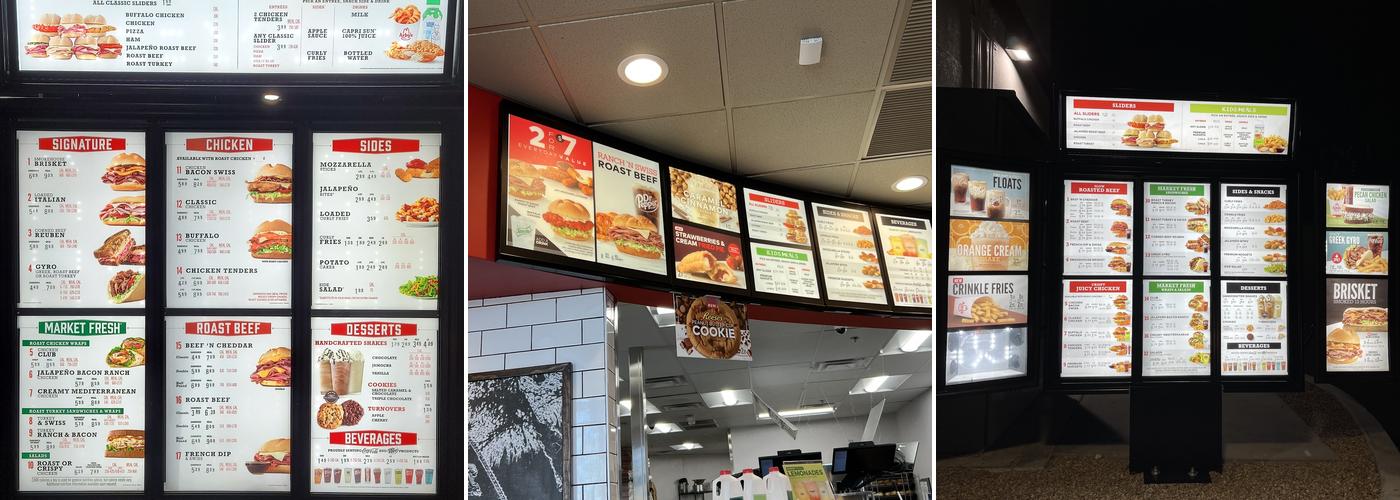 Arby's Menu