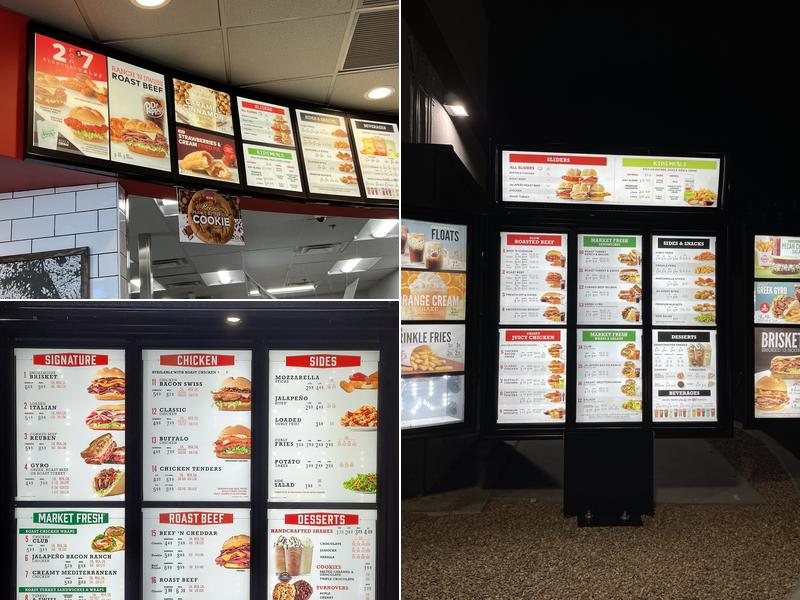 Arby's Menu