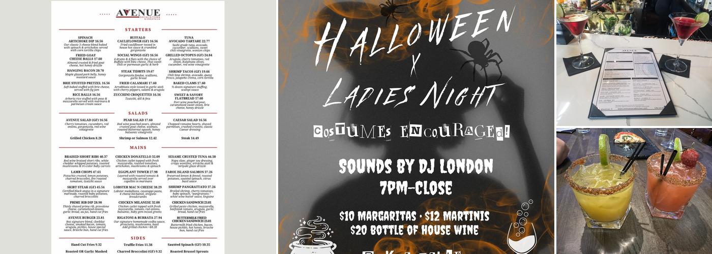 Avenue Social Kitchen & Cocktails Menu