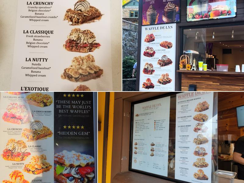 Waffle De Lys Menu