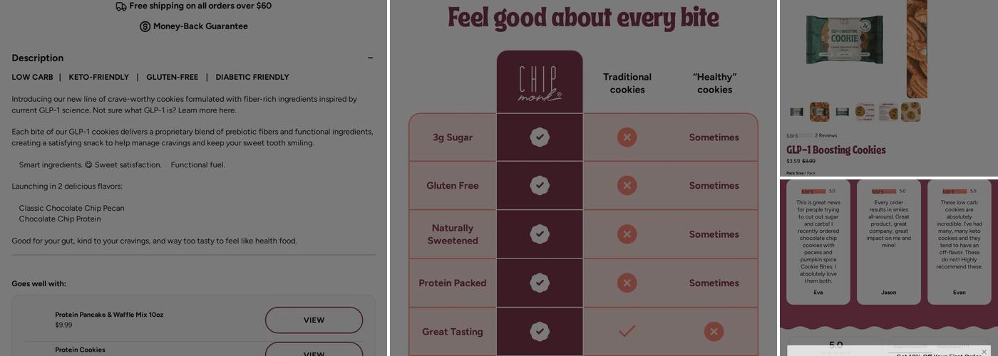 ChipMonk Baking Menu