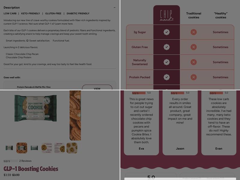 ChipMonk Baking Menu