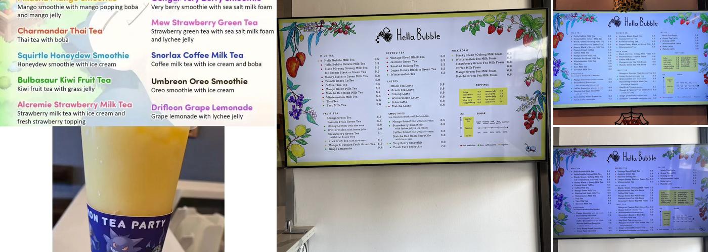 Hella Bubble Menu