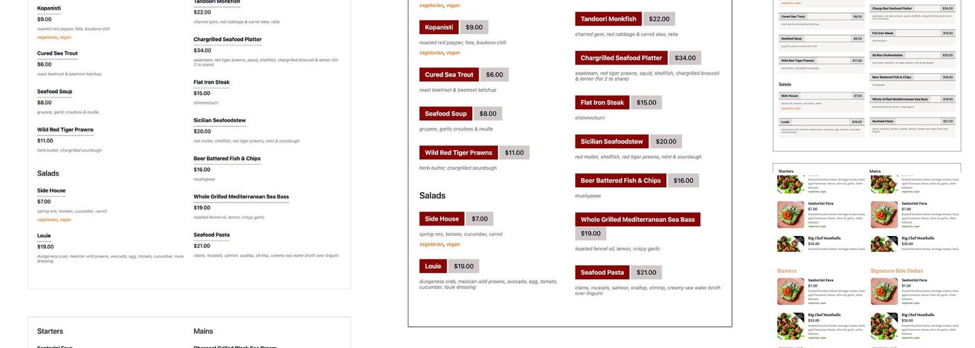 Alex's Pizza and Pasta Keller Menu