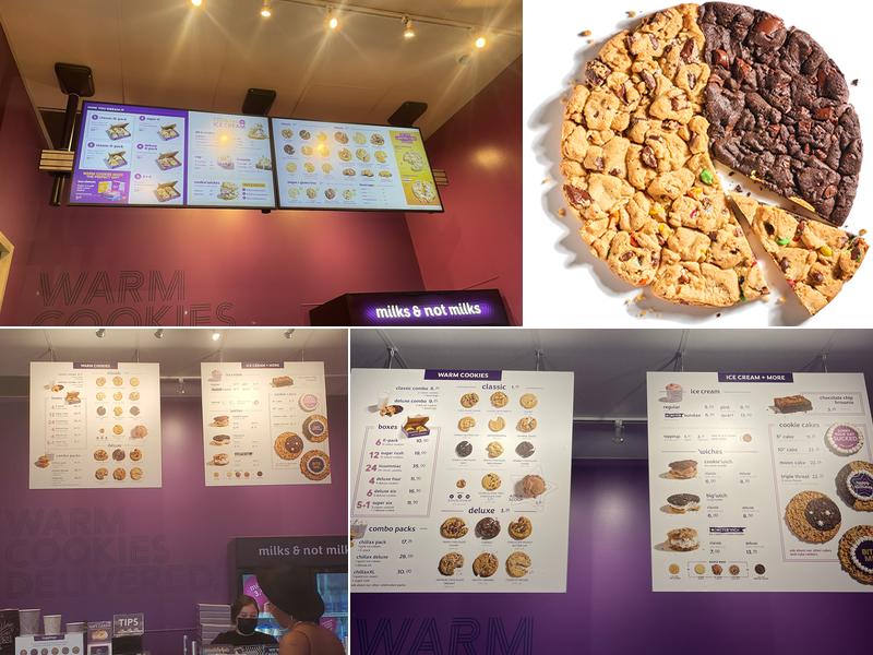 Insomnia Cookies Menu