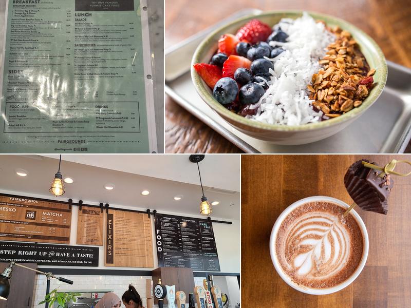 Fairgrounds Craft Coffee and Tea Menu