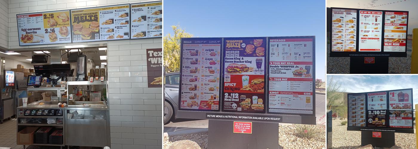 Burger King Menu
