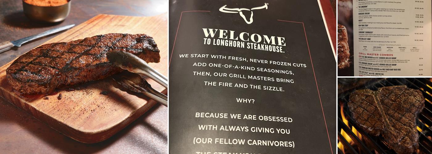 LongHorn Steakhouse Menu