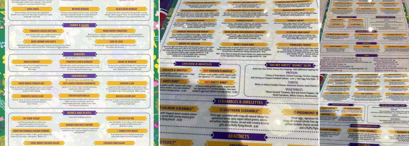 The Flying Biscuit Cafe Menu