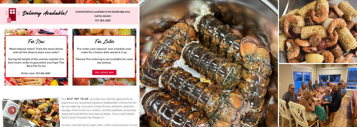 Outer Banks Boil Company Menu