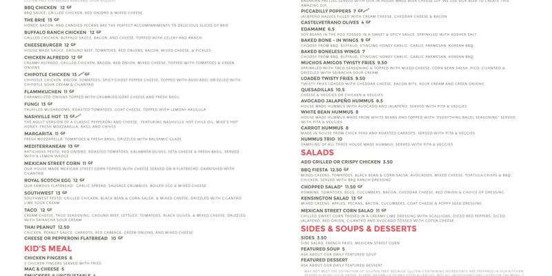 Royal Docks Brewing Co. - FOEDER HOUSE + KITCHEN Menu