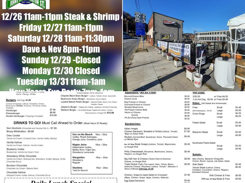 Stadium Pub & Grille Menu