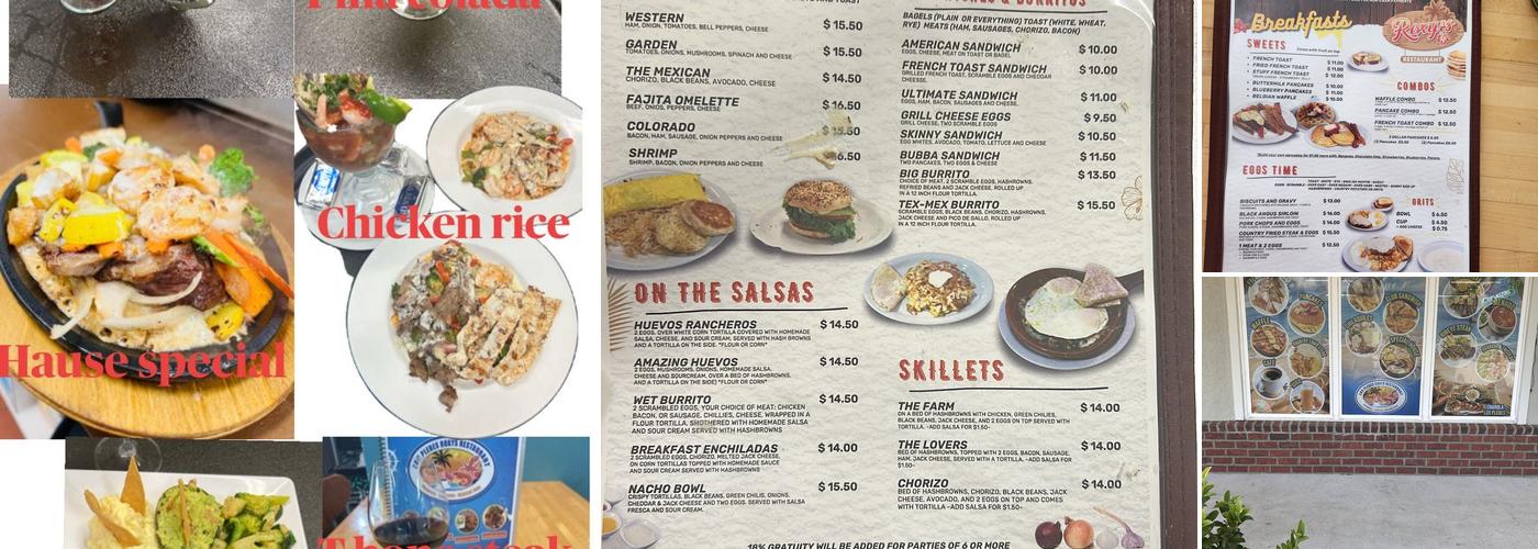 Roxy's Restaurant Menu