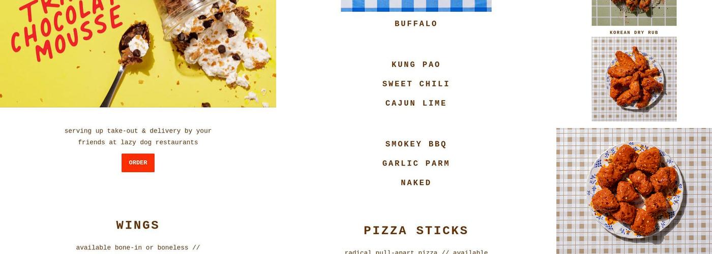 Jolene's Wings & Beer Menu