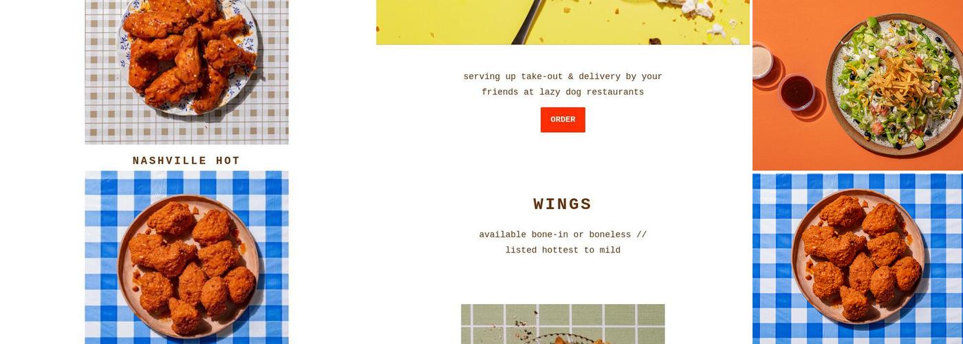 Jolene's Wings & Beer Menu