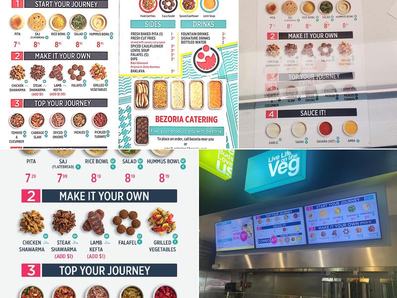 Bezoria - Duluth Menu