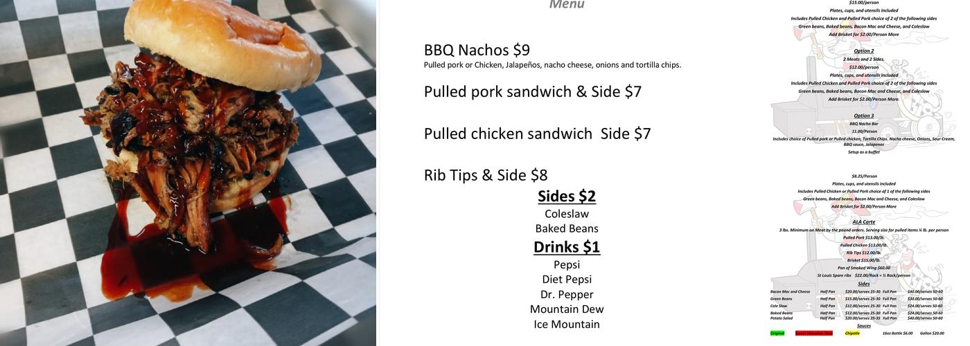 Hoggwild BBQ Food Truck and Catering Menu